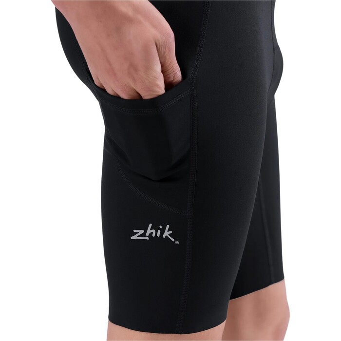 2024 Zhik Mens Eco Spandex UPF50+ Shorts SRT-0063-M-BLK - Black